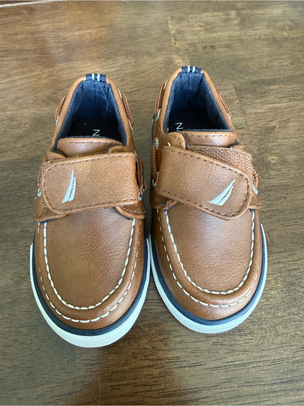 Nautica Boys Brown Boat Shoes